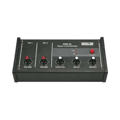 Picture of Ahuja DMX-22 Mixer AC 220 & DC 12V 2 Channel Mixer Preamplifier for Echo, Reverb, Chorus, Effects Black
