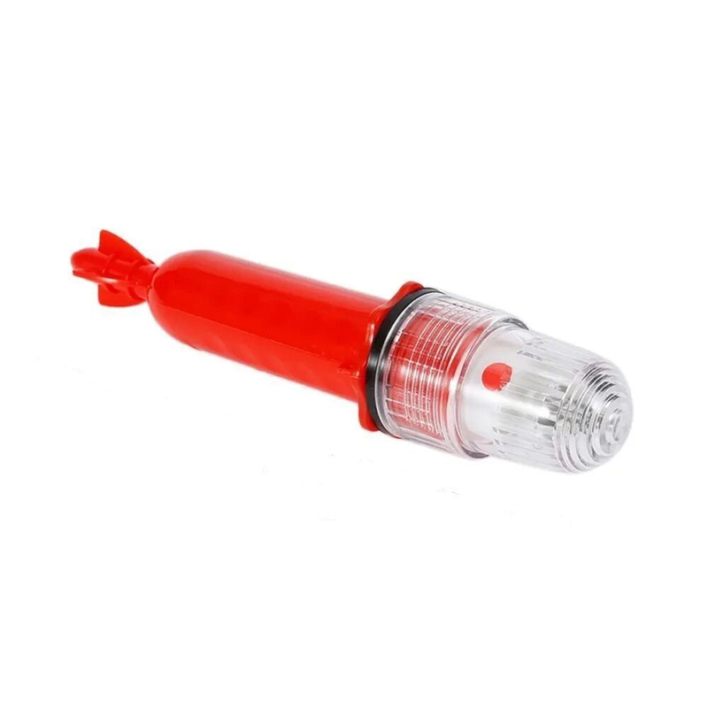 Picture of ABS Plastic RED AND GREEN LED Fishing Signal Light Multicolor
