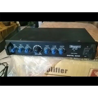 Picture of Stranger Digital Echo DE 401 Mixer 3 Channel Mixer Preamplifier for Echo, Reverb, Chorus, Effects Black