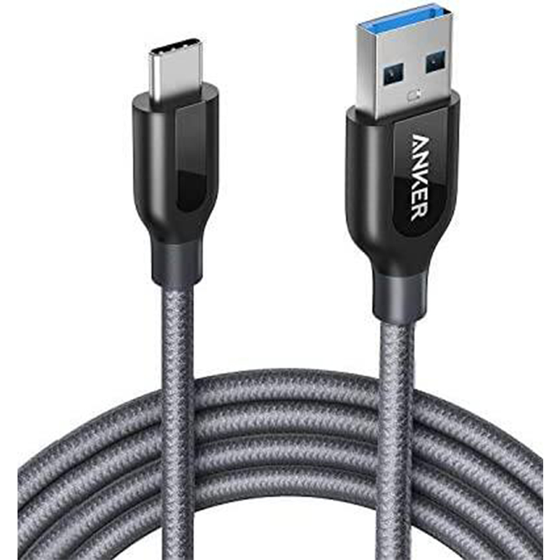 Picture of Anker 322 USB A to USB C Cable Fast Charge Data Transfer Braid for Huawei Xiaomi Samsung Oneplus Vivo OPPO Realme USB-C Phones, Tablets Multicolor