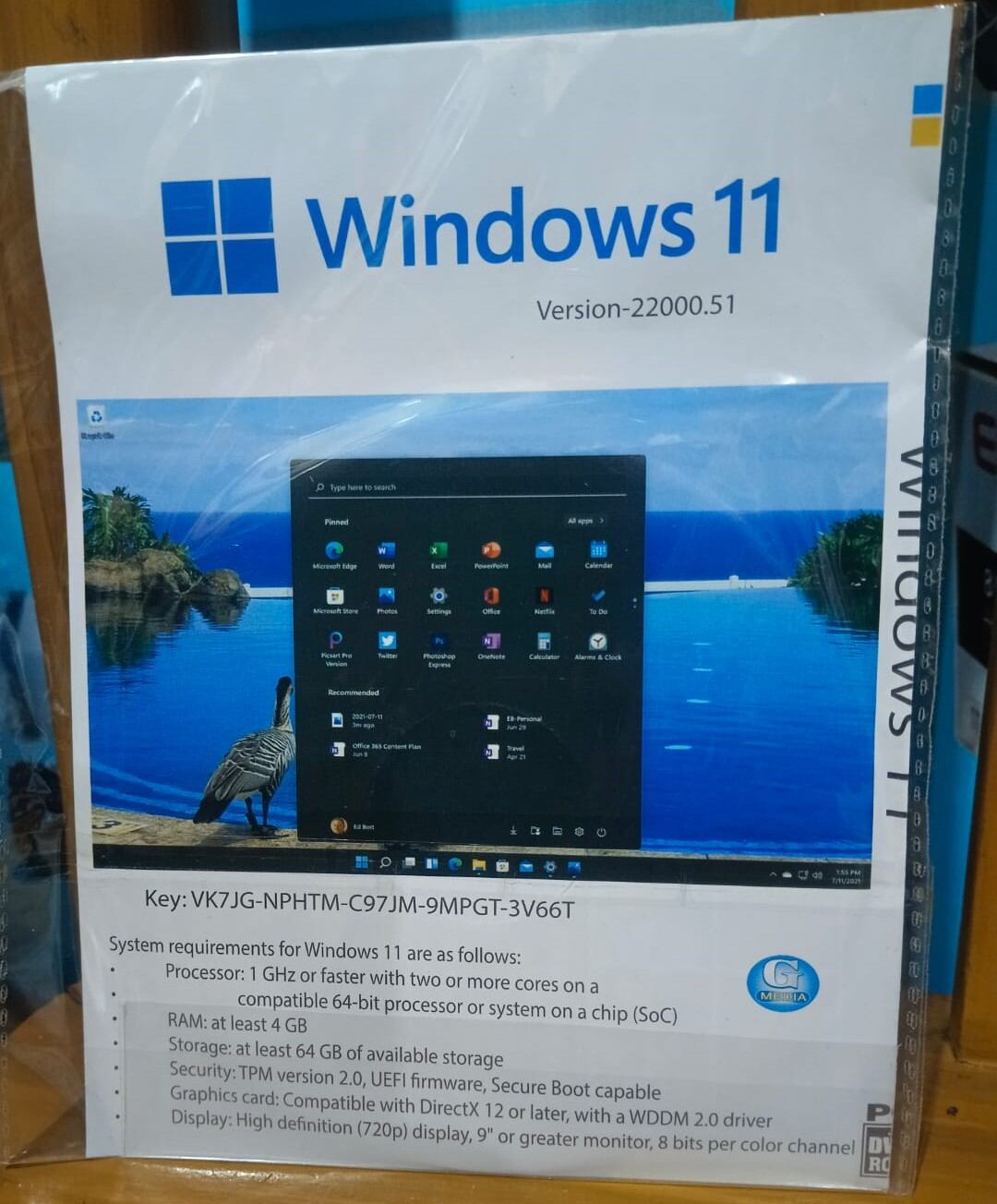 Picture of MW 11 DVD For 11 Operating System DVd - Blue