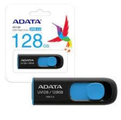 Picture of Pen drive or USB flash drive 128gb for multi use Life time warranty - Black