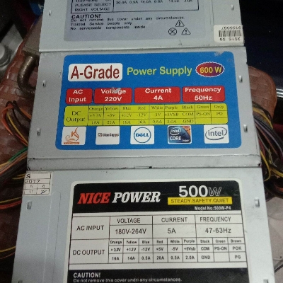Picture of Power Supply for dextop  Computer Small Fan  best quality Product Korean 100% working