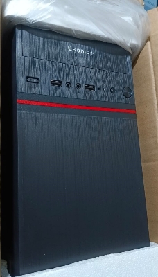 Picture of Dextop  atx casing for dextop computer best quality case brand E-S-O-N-I-C FOR Office house etc - Black