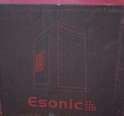 Picture of Dextop  atx casing for dextop computer best quality case brand E-S-O-N-I-C FOR Office house etc - Black