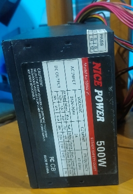 Picture of Dextop Power Supply 550Watt high quality korean Product (Black) big fan for all dextop computer multi brand varieties watt as available