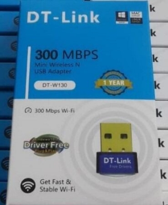 Picture of Wifi Receiver DT Link 300mbps  DT-W 131/130  high quality dongle available -Multicolor