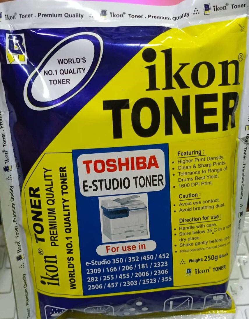 Picture of Poly  Toner I-C-O-N  Brand Available for all e-studio photocopier machine 2006 /2306/2007/2307/2303/2523a/2523ad/2323am/2823/2829 etc model supporters - Black
