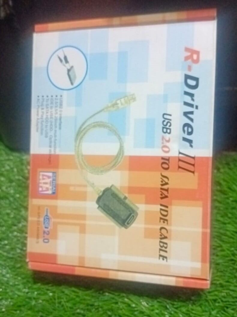 Picture of R drive iii usb 2.0 to sata ide cable - Black