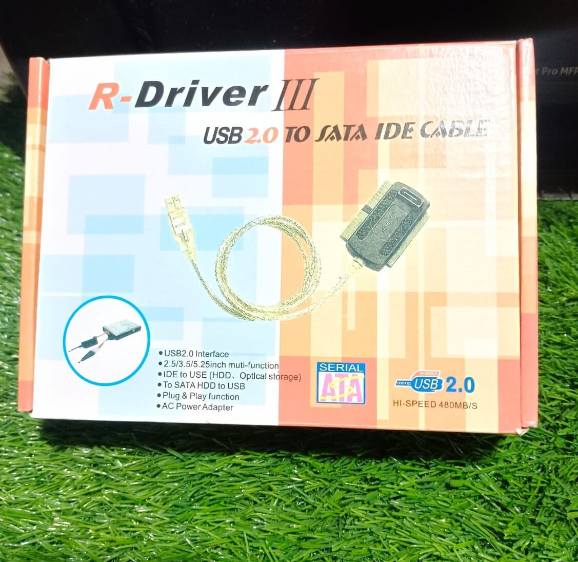 Picture of R drive iii usb 2.0 to sata ide cable - Black