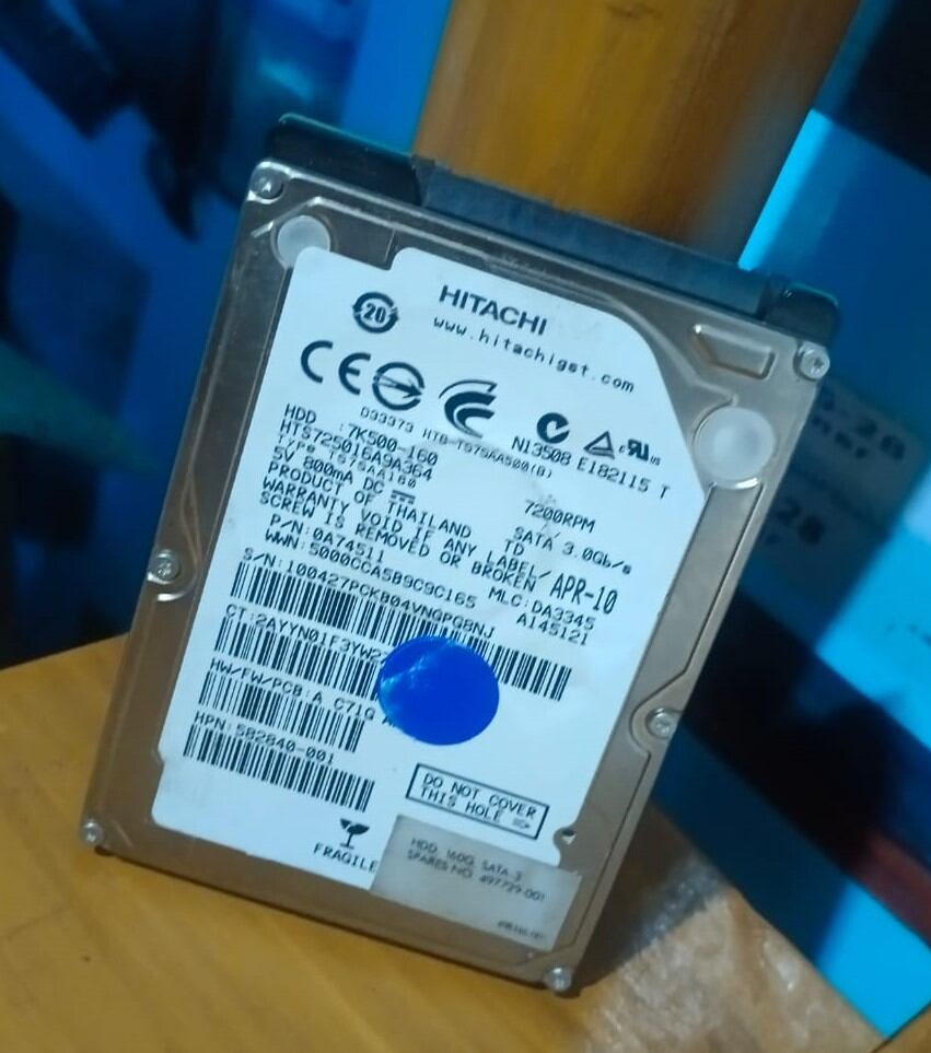 Picture of Hard Disk Drive  160gb 2.5 inch SATA hdd For Laptop-Note Book- other Uses Korean Product 100% performanc - 160GB