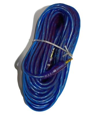 Picture of Audio Jack 3.5mm high quality 10 mitre long for multi use 1 by 1 audio Jack - Blue