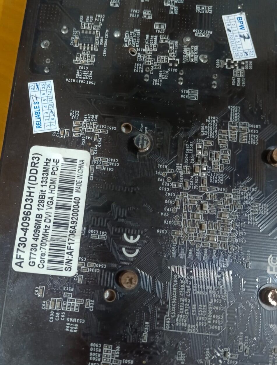 Picture of gpu graphics Card ddr3 4GB varieties model available gt-730 now korean product