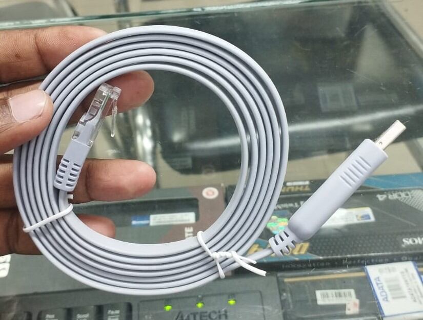 Picture of B a r   c o d e  scanner cable for all brand barcode china high quality 100% working Cable - Silver