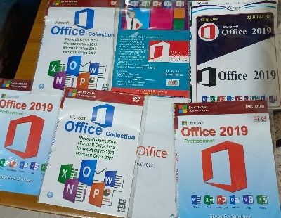 Picture of OFFICE DVD  7-10-13-16-19-21 version dvd for deXTOP COMPUTER  and laptop all available - Multicolor