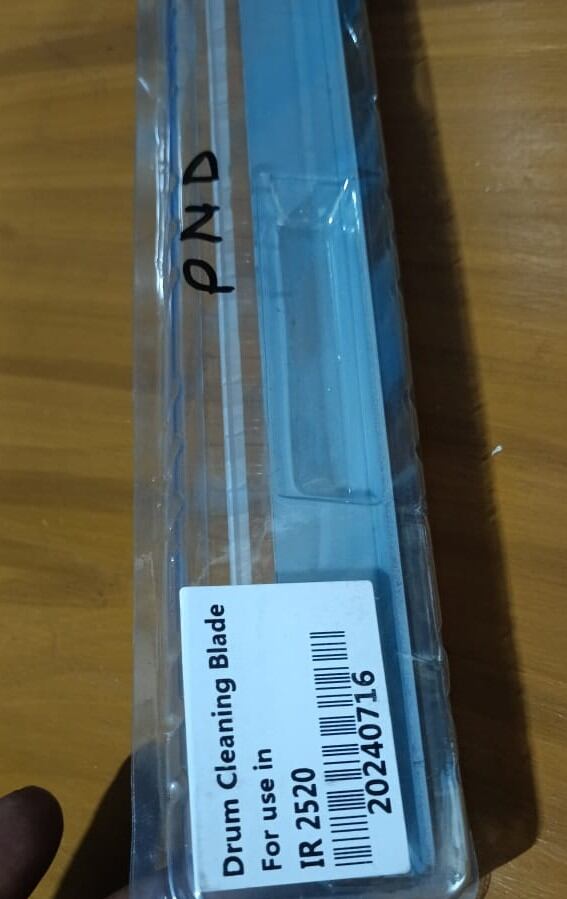 Picture of Drum Cleaning Blade  for  Digital photocopy machine IR 2520 2525 2520W 2530 2545 etc model available - Silver