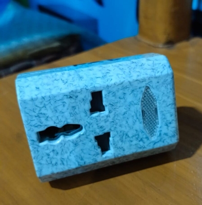 Picture of Multi 3 pic Socket three pin flat  power  Connector ceramic product high quality - Silver