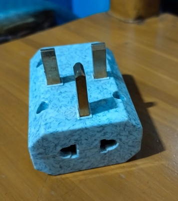 Picture of Multi 3 pic Socket three pin flat  power  Connector ceramic product high quality - Silver