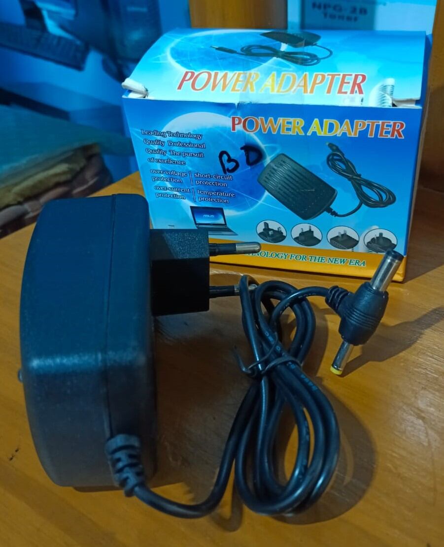 Picture of Power adaptor 9v 2amp ac-dc adaptor for cc camera - router ana other uses adaptor available - Black