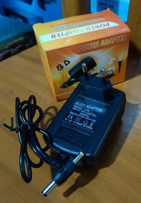 Picture of Power adaptor 12v 2amp ac-dc adaptor for cc camera- router ant other uses Product - Black