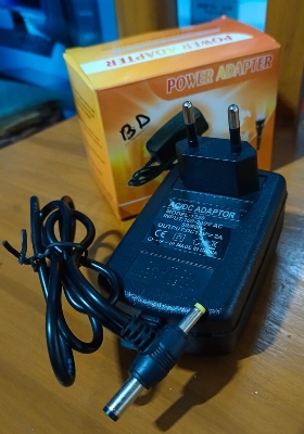 Picture of Power adaptor 12v 2amp ac-dc adaptor for cc camera- router ant other uses Product - Black