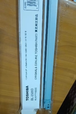 Picture of Drum Cleaning Blade For T-O-S-H-I-B-A eSTUDI PHOTOCOPY MACHINE 163, 182, 212, 242, 230, 280, 232, 282, 233, 283, 195, 223, 225,2006,2306,2007,2303 ,2309, 2523A,2323AM,2523AD 2823AM ,2829AM ETC MODEL SUPPORTERS - Silver