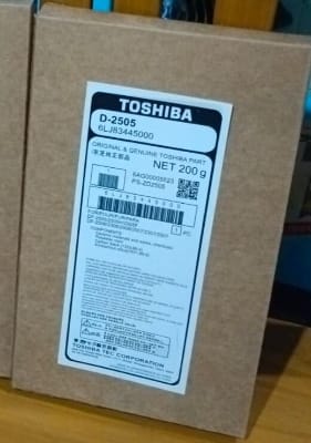 Picture of Developer D-2505 ori ginal for Toshiba e-Studio 2006 2007 2523A, 2306  2007 2307, 2523A 2523AD 2323AM 2823AM 2329A 2829A, 2809A 2303A 2803AM 2303AM etc model available - Black