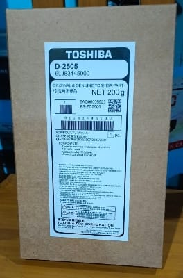 Picture of Developer D-2505 ori ginal for Toshiba e-Studio 2006 2007 2523A, 2306  2007 2307, 2523A 2523AD 2323AM 2823AM 2329A 2829A, 2809A 2303A 2803AM 2303AM etc model available - Black