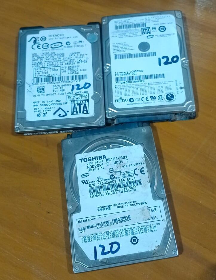 Picture of Hard Disk Drive 120GB 2.5 inch SATA hdd For Laptop-Note Book- other Uses Korean Product 100% performance