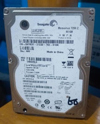 Picture of Hard Disk Drive 80gb  2.5 inch SATA hdd For Laptop-Note Book- other Uses Korean Product 100% performanc