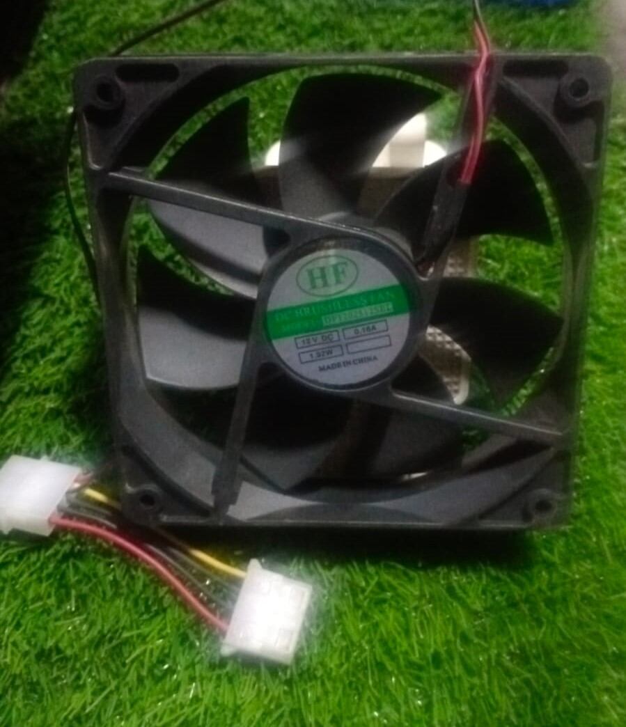 Picture of Dc Brushless Fan 12v Dc 0.16A  1.92w Cooling Fan Square Shape CPU or DIY Electronic Cabinet Cooler Cooling Fan