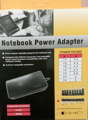 Picture of Universal Power Adapter 12 to 24Volt 4.5Amp for D775 Motor, Power Led & Ac Laptops