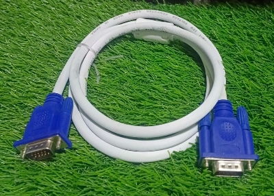 Picture of Vga Male To Vga Male Cable 10 mitre (VGA Cable) For PC-CCTV-Projector Etc Supporters Available 100% Working - Multicolor