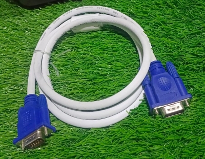Picture of Vga Male To Vga Male Cable 10 mitre (VGA Cable) For PC-CCTV-Projector Etc Supporters Available 100% Working - Multicolor