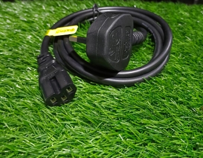 Picture of Power Cable 3 Pin With Fuse Ap tech Brand China Best quality Product Available - Black