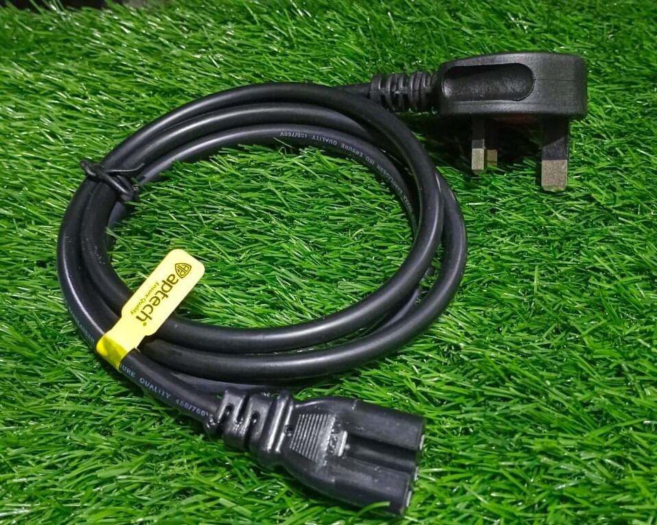 Picture of Power Cable 3 Pin With Fuse Ap tech Brand China Best quality Product Available - Black