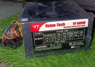 Picture of Power Supply For All Dextop Computer Value Tech 600watt/ hm ops-p4-550w  Brand new Product availavle - Black