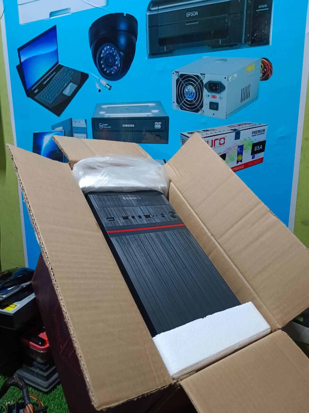Picture of Dextop Casing E-S-O-N-I-C  Brand Varieties model Different Design Brand New Available - Black