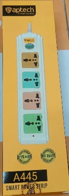 Picture of Power Strip  APS-A445 For Multu uses Ensure Quality 5 way 3 Pin Smart Elegant Design