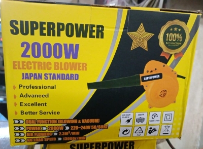 Picture of Blower machine (Electric blower) 100% satisfaction guaranted best quality product - Yellow - Red