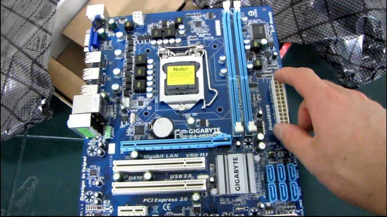 Picture of Gigabyte GA-H55M-S2V (rev. 1.3) mother board korean product  available