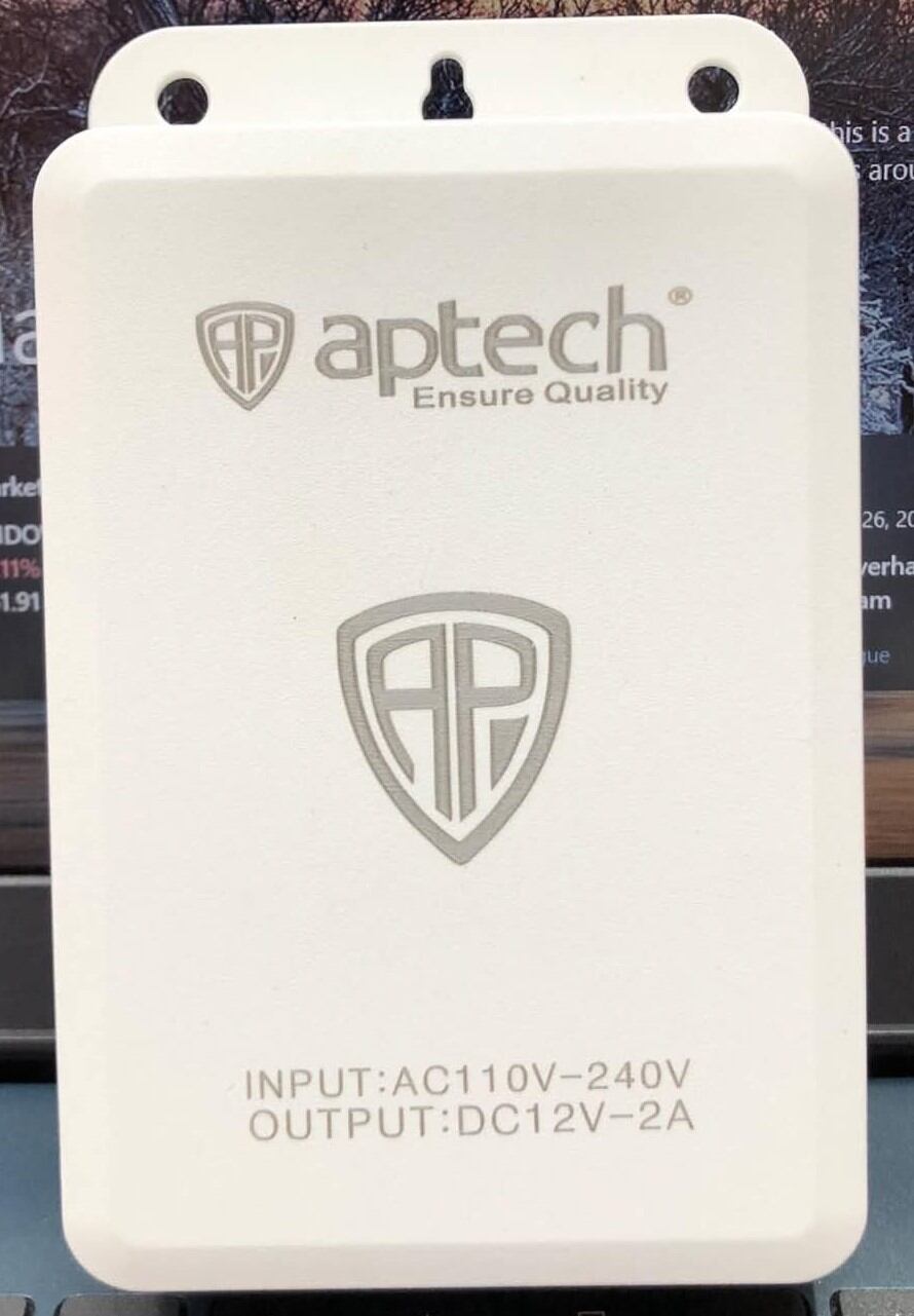 Picture of Power adaptor DC out put 12v 2amp PA-100 Aptech ensure quality
