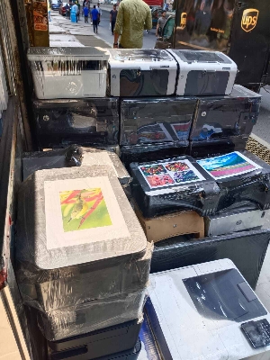 Picture of HP=CANON-EPSON-SAMSUNG-BROTHER ETC BRAND VARIETIES MODEL(USED) PRINTER AVAILABLE - Multicolor