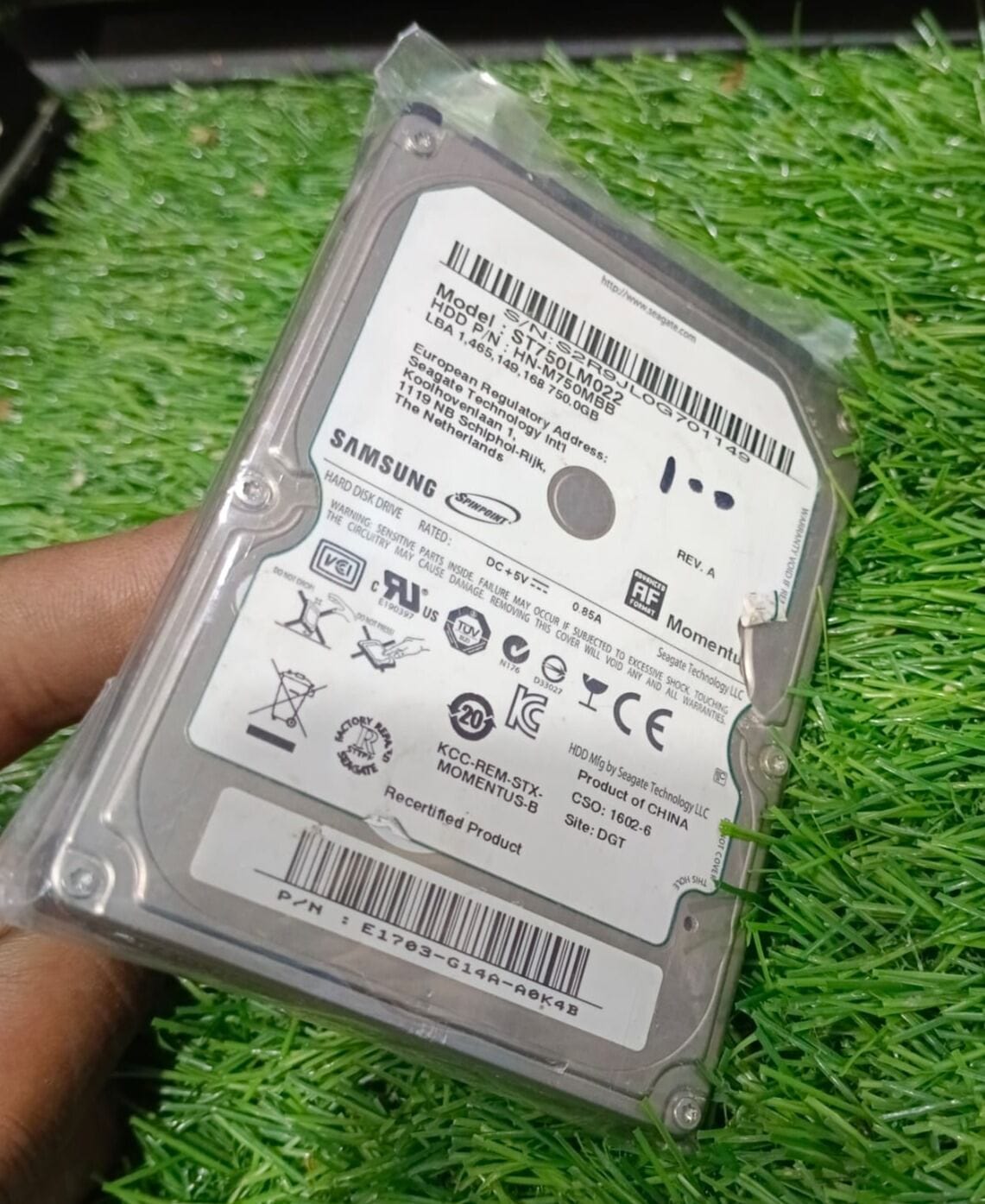 Picture of Hard disk 2.5 inch 750gb for laptop cc camera dextop multi uses korean product