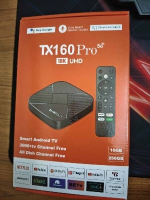 Picture of Smaart tv box Tx160 Pro 5g 18k uhd android tv 16/256 available - Black