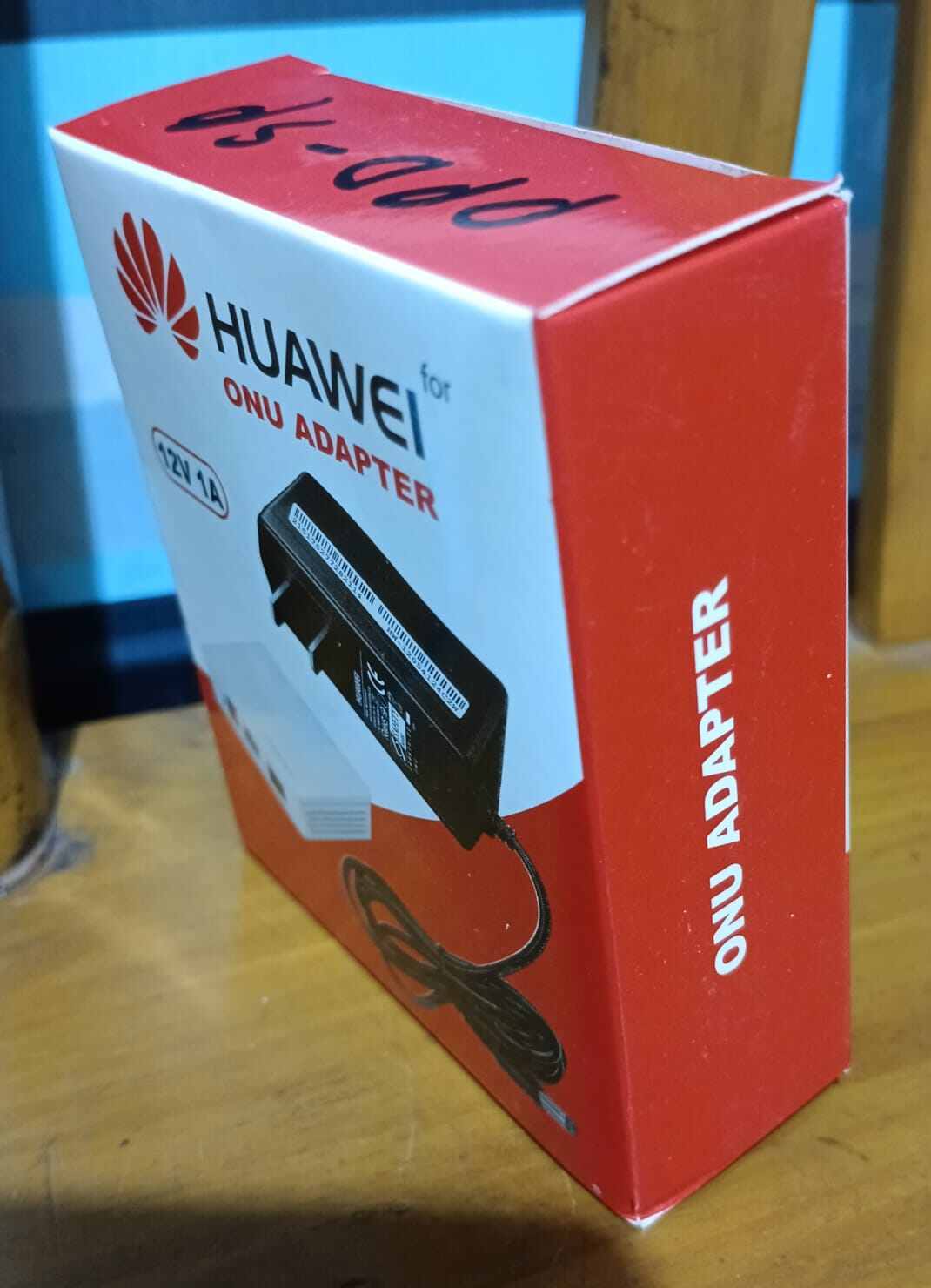 Picture of Onu adaaptor 12v 1amp HUAWEI ONU ADAPTOR BEST QUAALITY - Black