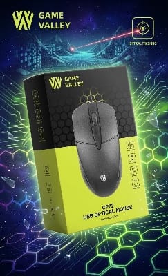 Picture of Mouse Game valley CP72 USB Optical Mouse - Black