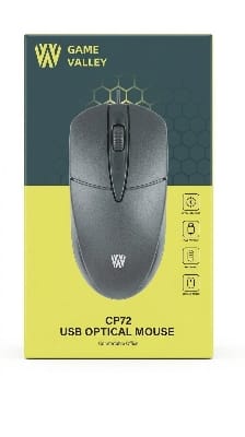 Picture of Mouse Game valley CP72 USB Optical Mouse - Black