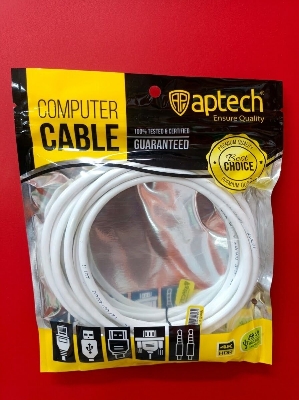 Picture of Lan Cable 5m Aptech Cat6 UTP LAN Cable 100% working - Multicolor