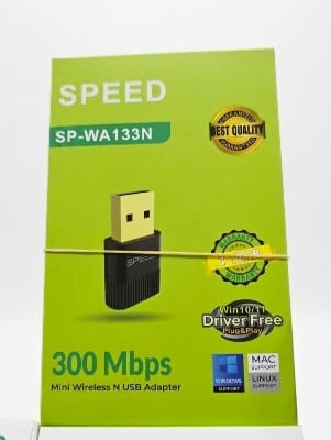 Picture of Speed SP-WA133N 300Mbps Mini Wireless N USB Adaptor - Black